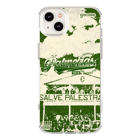 Capinha para celular  Palmeiras - Lettering Tee Retro 