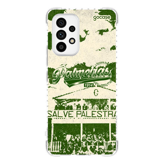Capinha para celular  Palmeiras - Lettering Tee Retro 