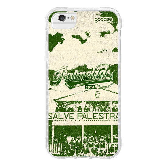 Capinha para celular  Palmeiras - Lettering Tee Retro 