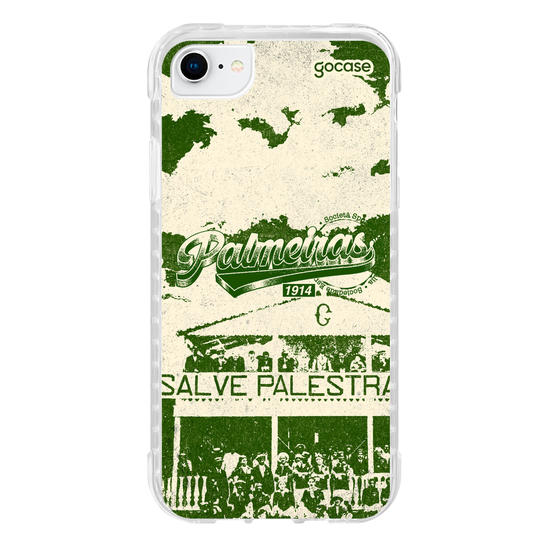 Capinha para celular  Palmeiras - Lettering Tee Retro 