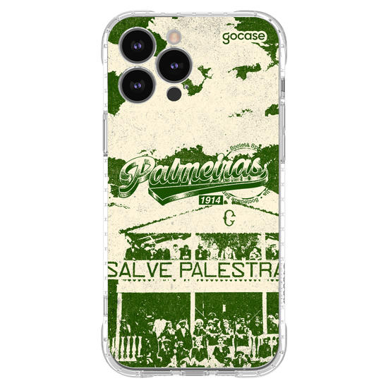 Capinha para celular  Palmeiras - Lettering Tee Retro 