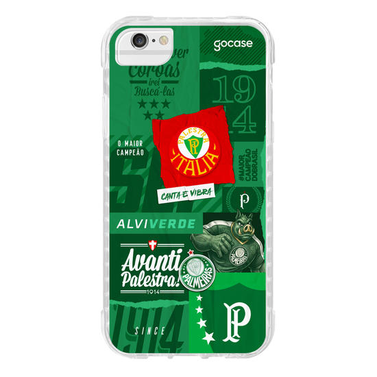 Capinha para celular  Palmeiras - Pattern Alviverde