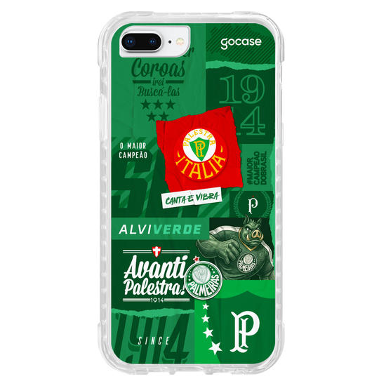 Capinha para celular  Palmeiras - Pattern Alviverde