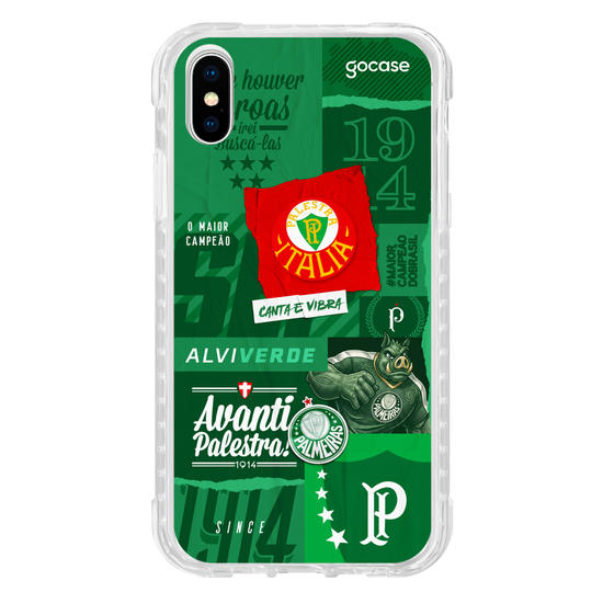 Capinha para celular  Palmeiras - Pattern Alviverde