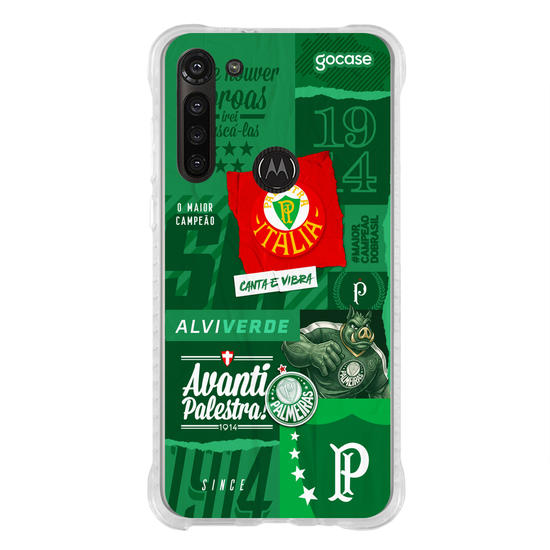 Capinha para celular  Palmeiras - Pattern Alviverde