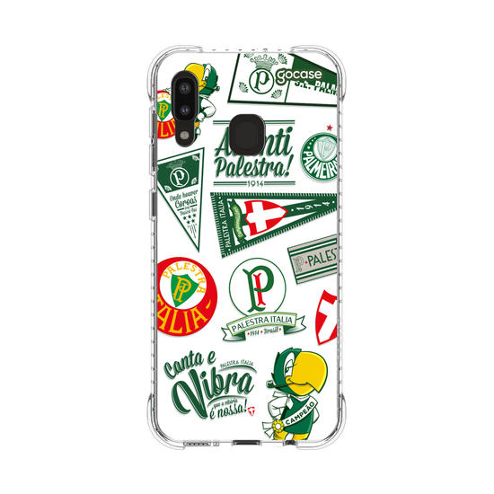 Capinha para celular  Palmeiras - Retrô Pattern