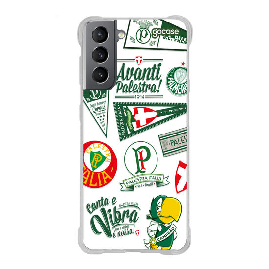 Capinha para celular  Palmeiras - Retrô Pattern