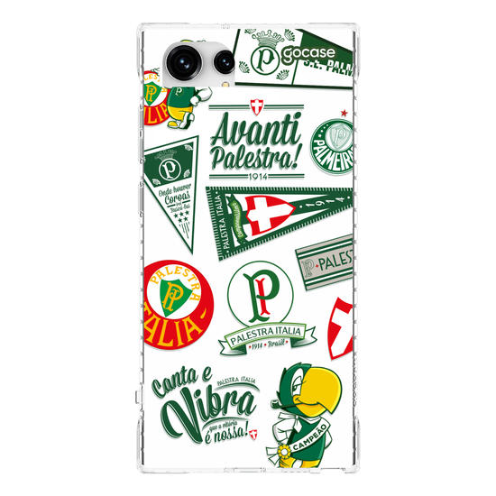 Capinha para celular  Palmeiras - Retrô Pattern