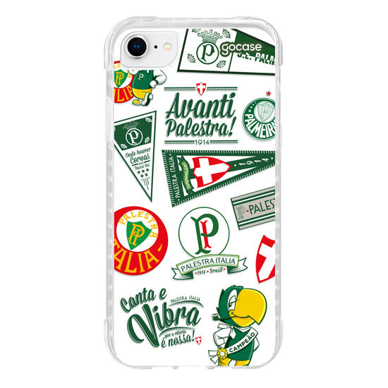 Capinha para celular  Palmeiras - Retrô Pattern