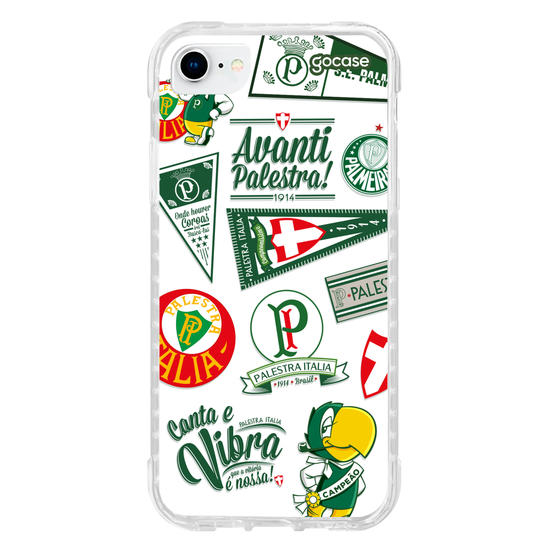 Capinha para celular  Palmeiras - Retrô Pattern