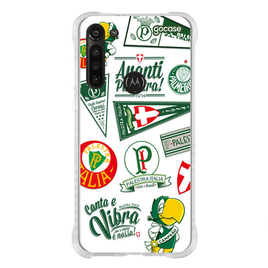 Capinha para celular  Palmeiras - Retrô Pattern