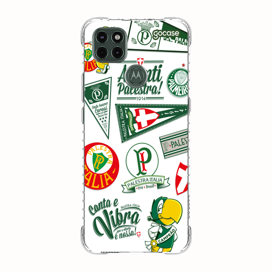 Capinha para celular  Palmeiras - Retrô Pattern