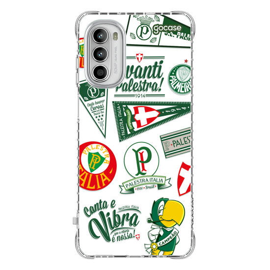 Capinha para celular  Palmeiras - Retrô Pattern