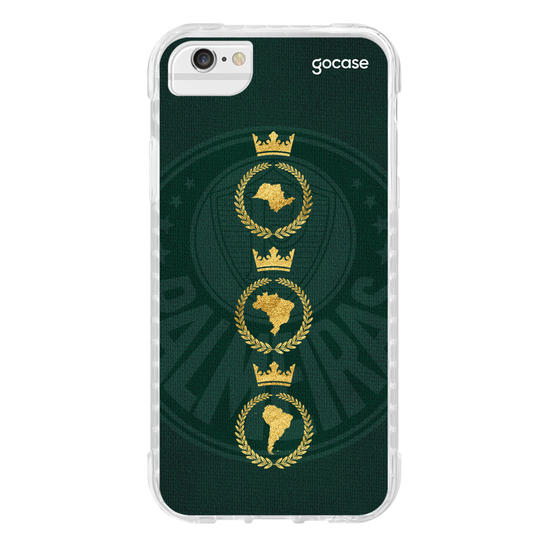 Capinha para celular Palmeiras Tríplice Coroa