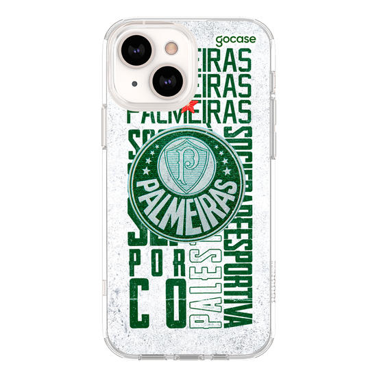 Capinha para celular  Palmeiras - White Wide Lettering