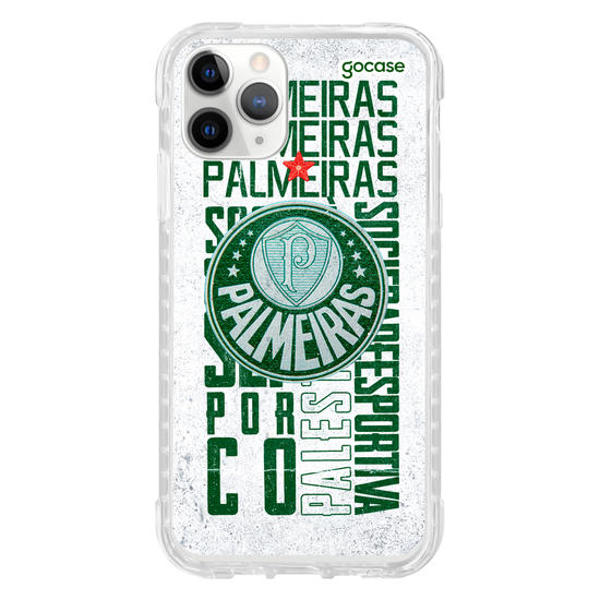 Capinha para celular  Palmeiras - White Wide Lettering