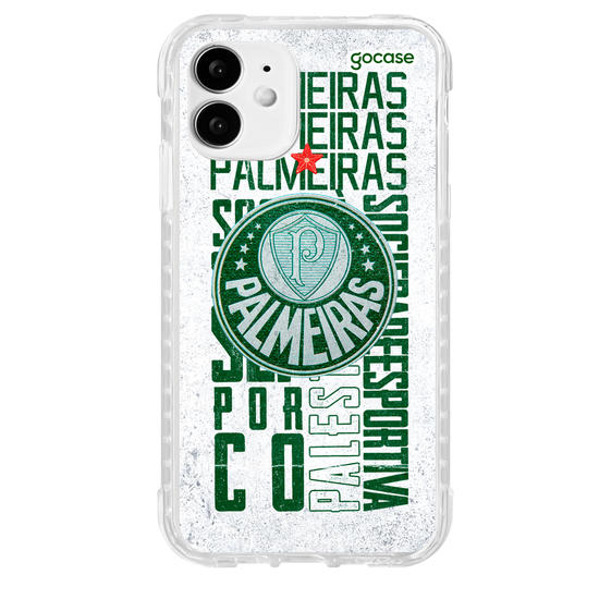 Capinha para celular  Palmeiras - White Wide Lettering