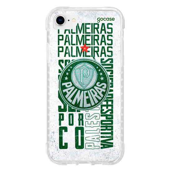 Capinha para celular  Palmeiras - White Wide Lettering
