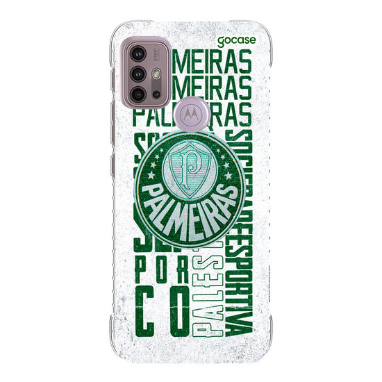 Capinha para celular  Palmeiras - White Wide Lettering