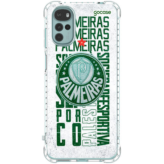 Capinha para celular  Palmeiras - White Wide Lettering