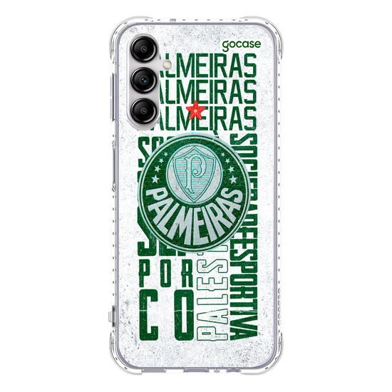 Capinha para celular  Palmeiras - White Wide Lettering
