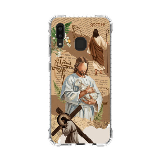 Capinha para celular  Paper Collage - Jesus