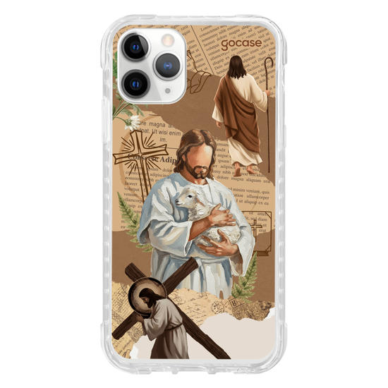 Capinha para celular  Paper Collage - Jesus