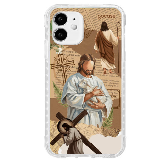 Capinha para celular  Paper Collage - Jesus