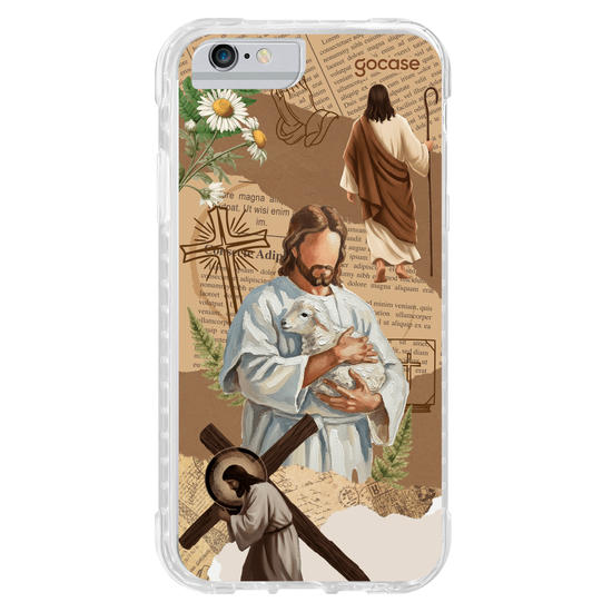 Capinha para celular  Paper Collage - Jesus