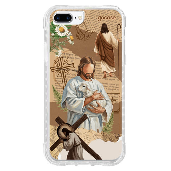 Capinha para celular  Paper Collage - Jesus
