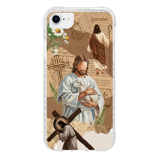 Capinha para celular  Paper Collage - Jesus