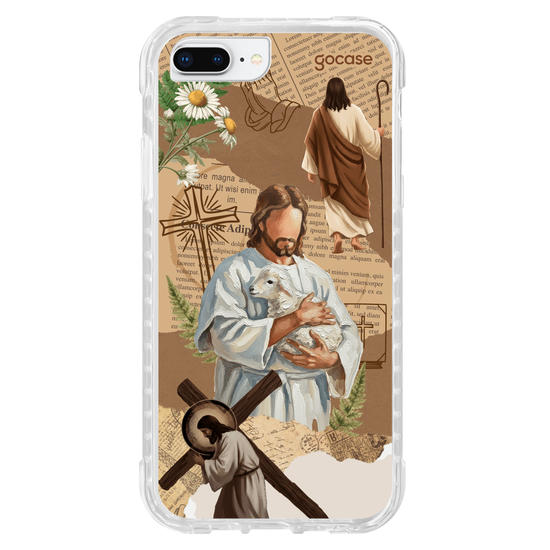 Capinha para celular  Paper Collage - Jesus