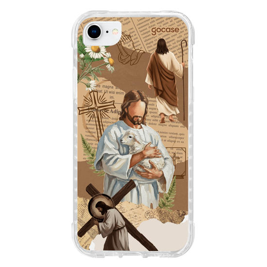 Capinha para celular  Paper Collage - Jesus