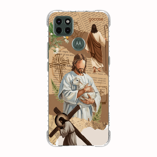 Capinha para celular  Paper Collage - Jesus