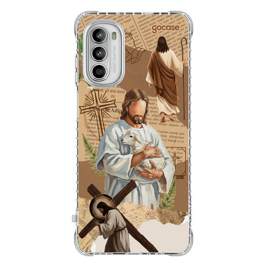 Capinha para celular  Paper Collage - Jesus