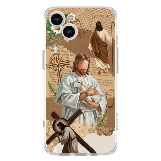 Capinha para celular  Paper Collage - Jesus
