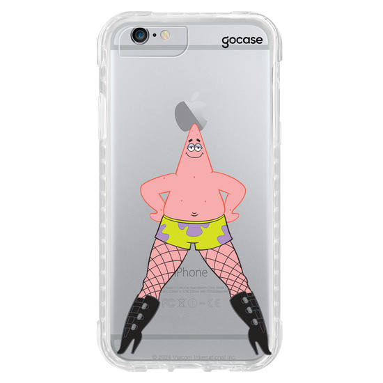Capinha para celular  Bob Esponja - Patrick de Bota