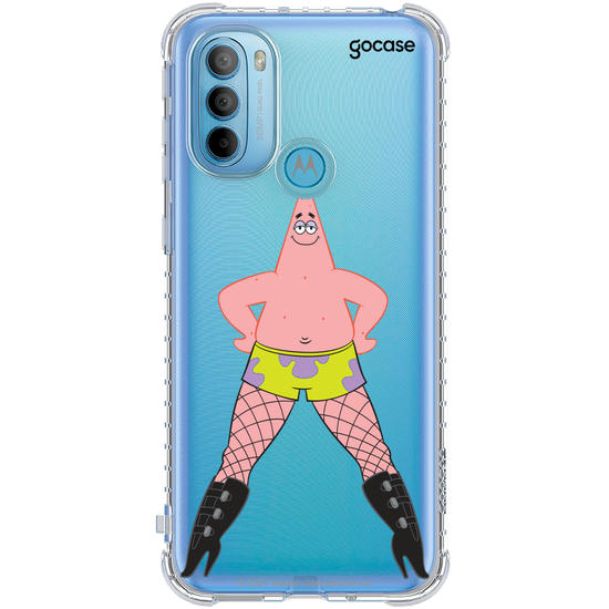 Capinha para celular  Bob Esponja - Patrick de Bota