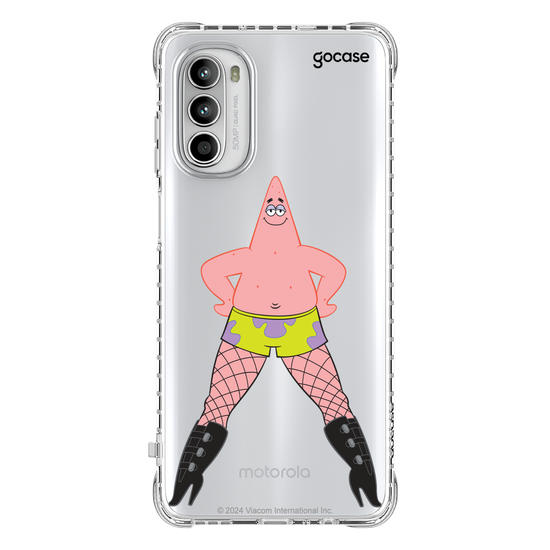 Capinha para celular  Bob Esponja - Patrick de Bota