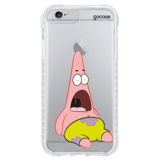 Capinha para celular  Bob Esponja - Patrick Assustado