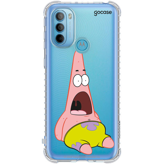 Capinha para celular  Bob Esponja - Patrick Assustado