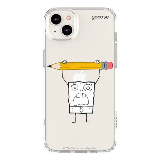 Capinha para celular  Bob Esponja - Rabisco