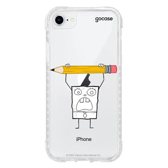 Capinha para celular  Bob Esponja - Rabisco
