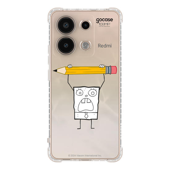 Capinha para celular  Bob Esponja - Rabisco