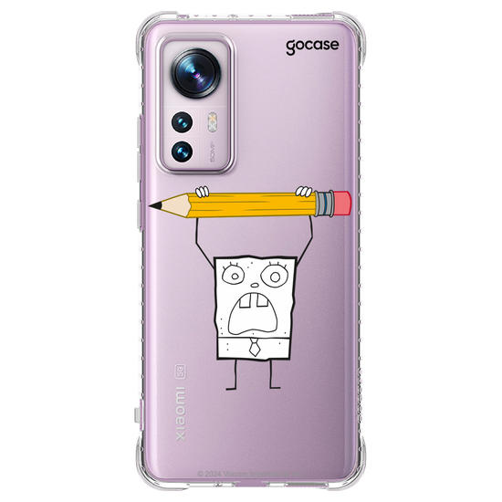 Capinha para celular  Bob Esponja - Rabisco