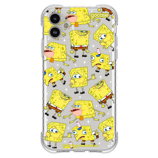 Capinha para celular  Bob Esponja - Meme Pattern
