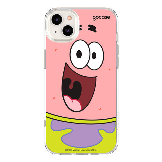 Capinha para celular Bob Esponja - Patrick Estrela Sorridente