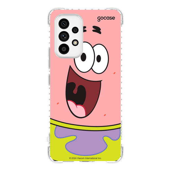 Capinha para celular Bob Esponja - Patrick Estrela Sorridente