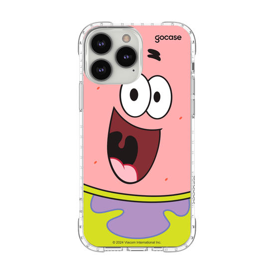 Capinha para celular Bob Esponja - Patrick Estrela Sorridente