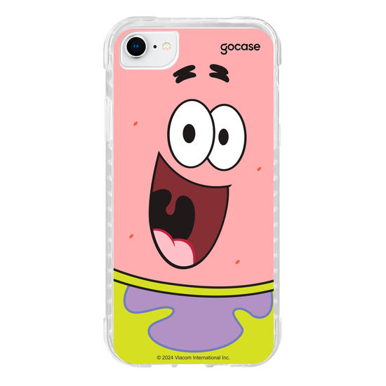 Capinha para celular Bob Esponja - Patrick Estrela Sorridente